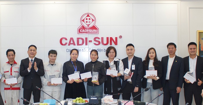 CADI-SUN chúc mừng sinh nhật cán bộ, nhân viên công ty